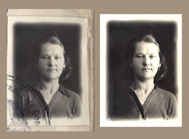 Восстановление старого фото