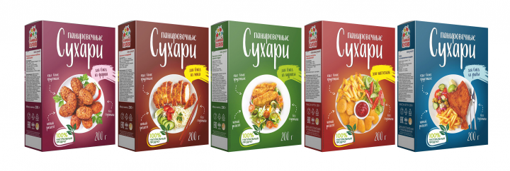 Упаковка панировочного сухаря