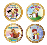 Этикетка для попкорна