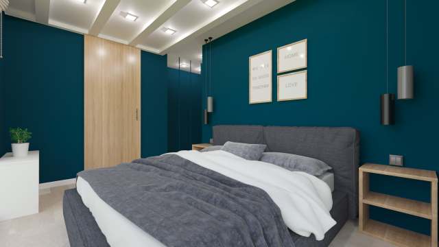 Минимализм в синем