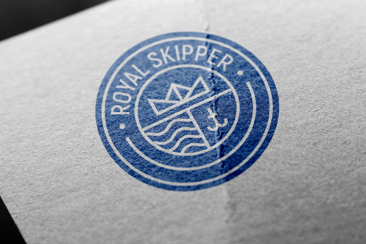 Логотип для компании Royal Skipper
