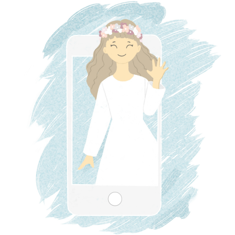 Маскот для холлистического смм агенства