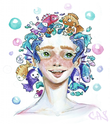 Акварельная иллюстрация\открытка