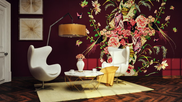 3д-визуализация гостиной