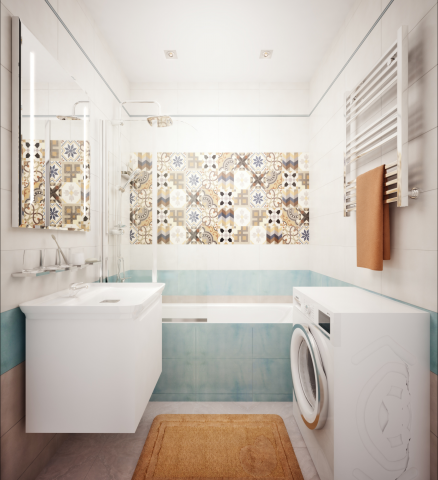 3д-визуализация ванной