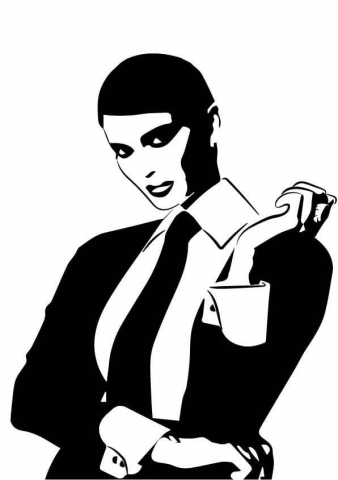 Линейно-пятновой рисунок по фото