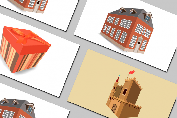 Объемные объекты 2D