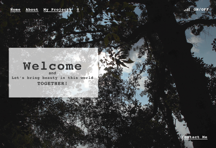 Верстка личного сайта-портфолио