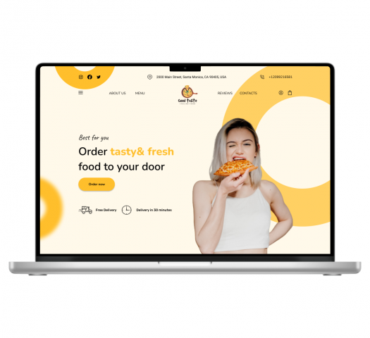 Сервис по доставке еды