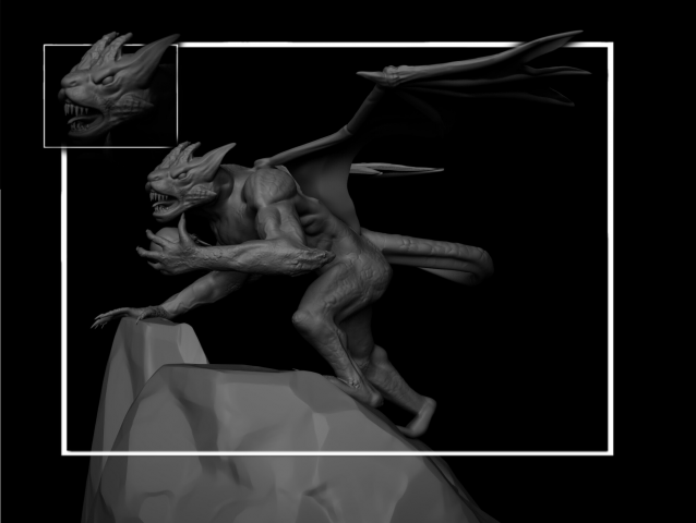 Gargoyle ZBrush