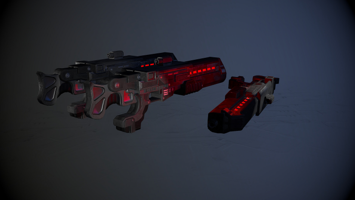 Sci-fi-weapon 3D model