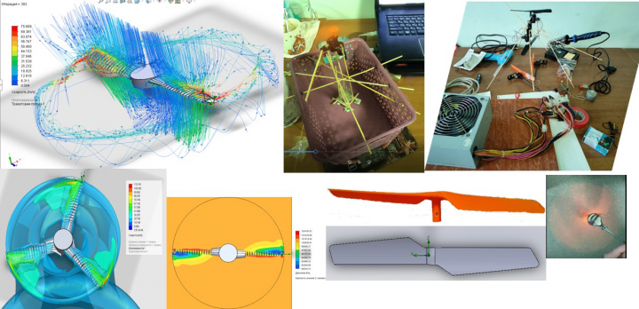 Влияние геометрических параметров лопасти летательного аппарата