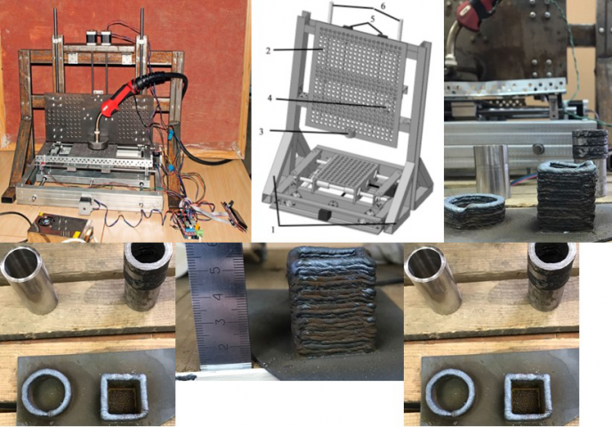 Электродуговое послойное выращивание плавящимся электродом на 3D