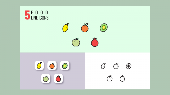 Иконки в стиле лайн-арт