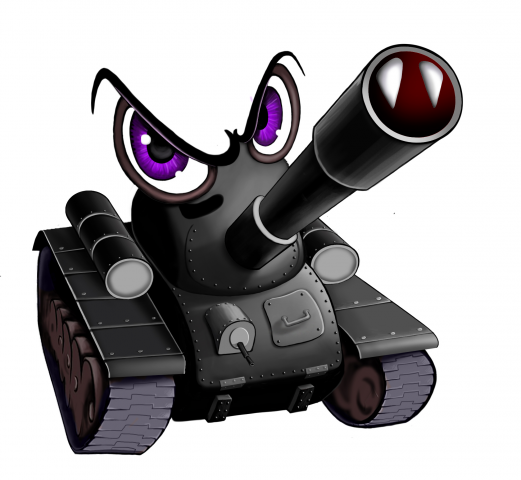 Танк, персонаж группы, растр