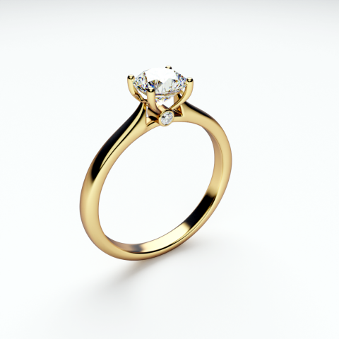 Кольцо с камнями (золото)