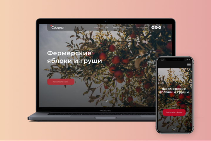 Многостраничный сайт для КФХ Созрел
