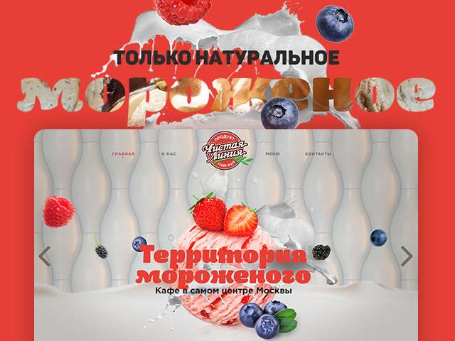 Чистая Линия. Дизайн сайта