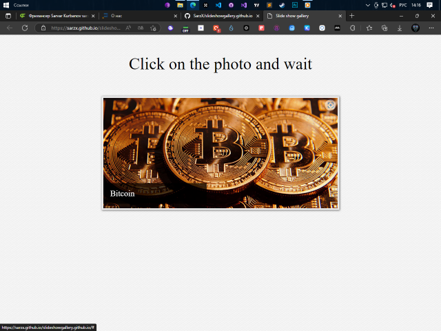 Slide show gallery
