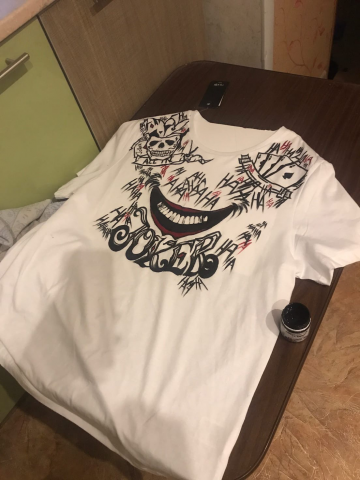 Роспись футболки