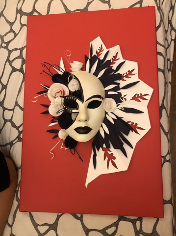 Венецианская маска(макет)