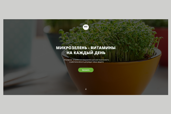 Сайт  здорового питания