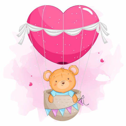 Влюбленный мишка