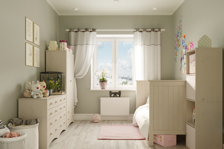 визуализация детской комнаты по Т.З