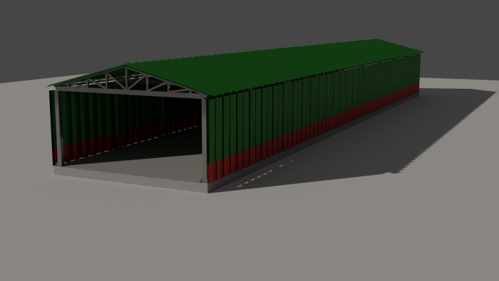 Ангар из профлиста