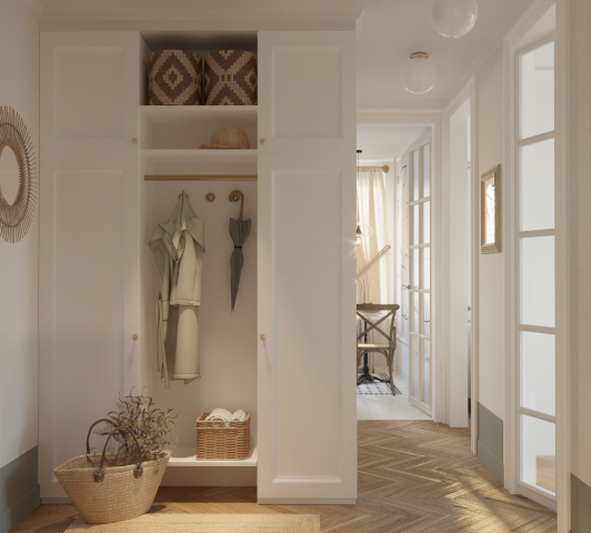 квартира ученых. прихожая