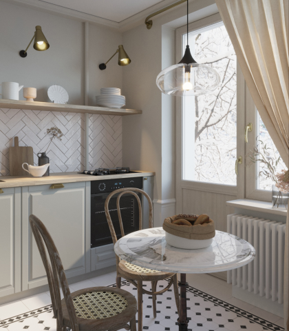 квартира ученых. кухня