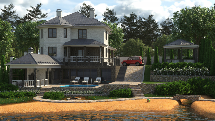 Коттедж учебная работа