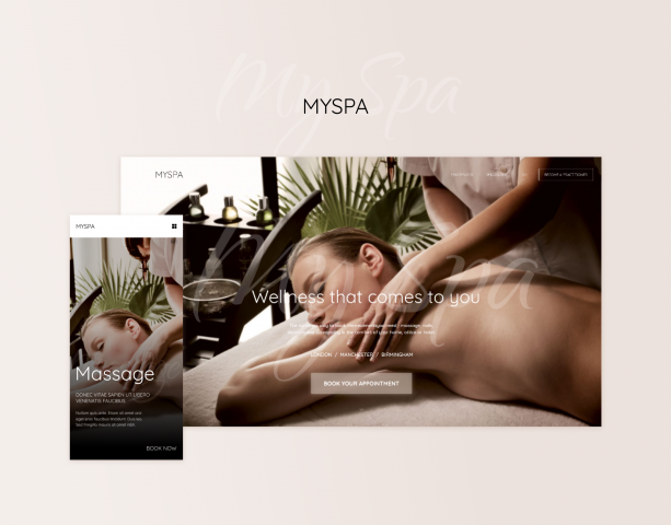 MySpa Website Redesign