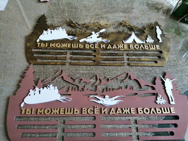 Макет медальницы под заказ