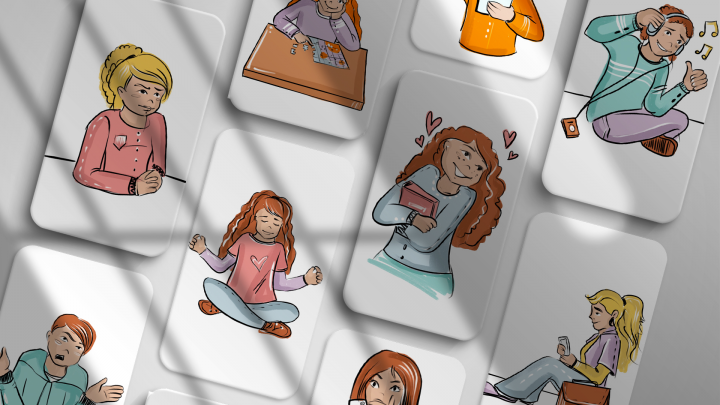 Отрисовка игры "карты эмоций"