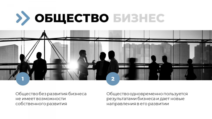 Бизнес-слайд