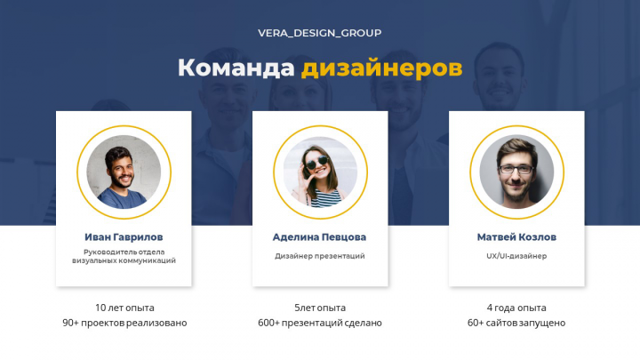 Слайд КОМАНДА