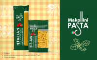 Дизайн упаковки макарон Makollini Pasta
