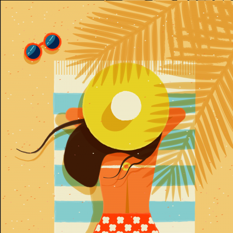 Работа в стиле ретро