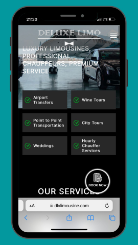 DLXLIMOUSINE.COM - веб-приложение