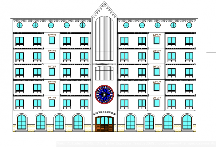 Чертеж дома