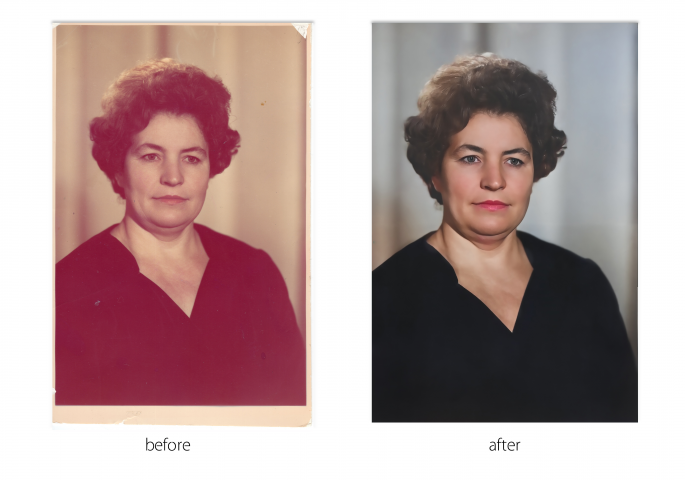 Восстановление фото/цветокоррекция