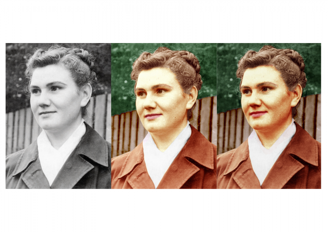 Фото из ч/б в цветное