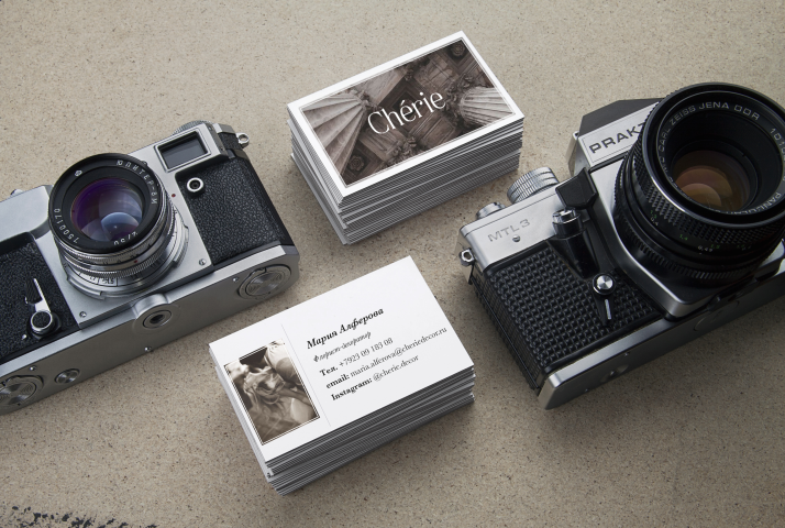 Визитки для свадебного салона