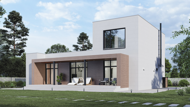 Современный стильный дом