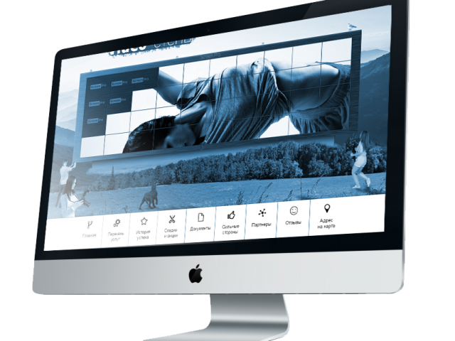 HTML Верстка сайта Landing Page "Видеостены" (2016)