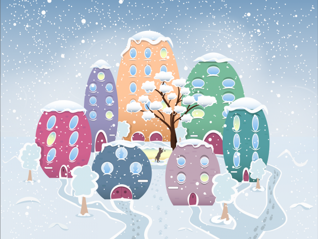 Зимний дворик