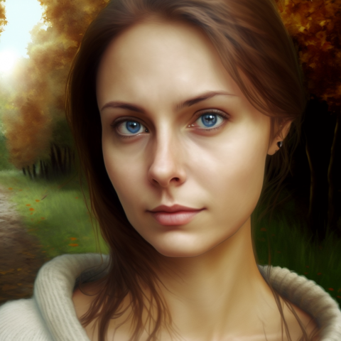 портрет девушки