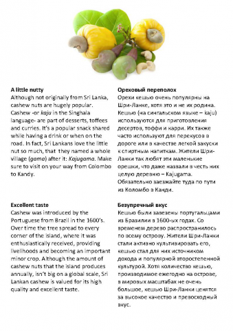 Кешью (ENG-RUS)