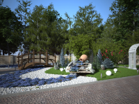 п. Висла. Проектирование и визуализация. Одноэтажный дом.